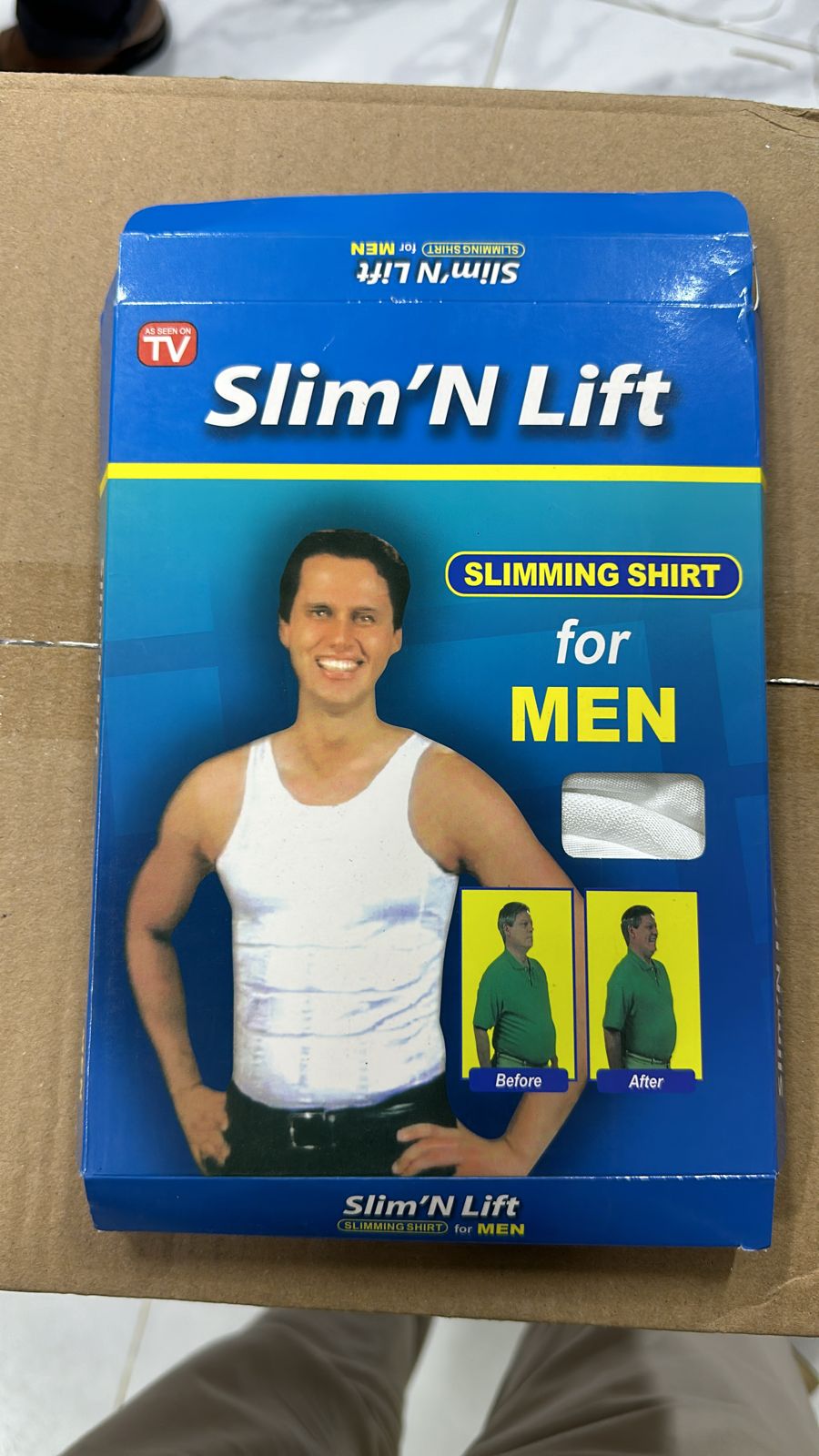 Men Slim N Lift Body Shaper Underwear Vest - Image 2