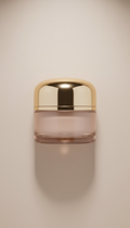 Radiant complexion cream with blush sand and gold