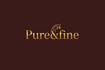 Pure&fine Transparent Logo